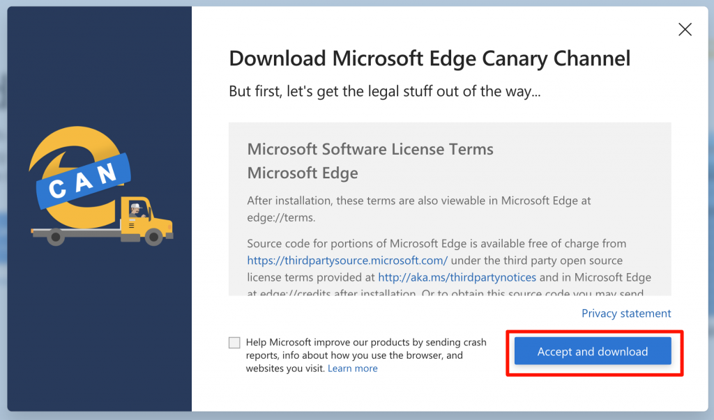 edgeagr 1024x603 - MacでMicrosoft Edgeを使用する方法