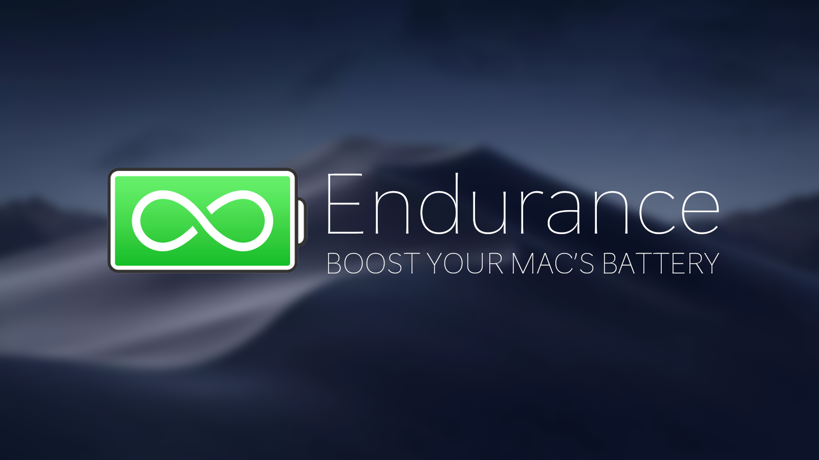 mojave night - Macのバッテリーを超長持ちさせる神ソフト!!「Endurance」