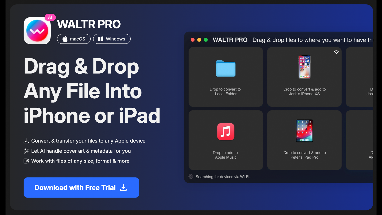 iTunesなしで「ミュージック」や「ビデオ」にファイルをそのまま転送するソフト【WALTR PRO】 | NowGadget