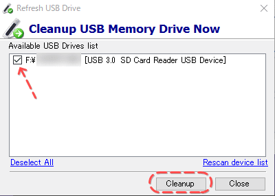 10 chooseUSB 1 - OSが勝手に作成するファイルやフォルダを一括で自動で削除してくれる無料ツール